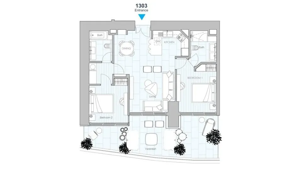 Floor plan layout 1