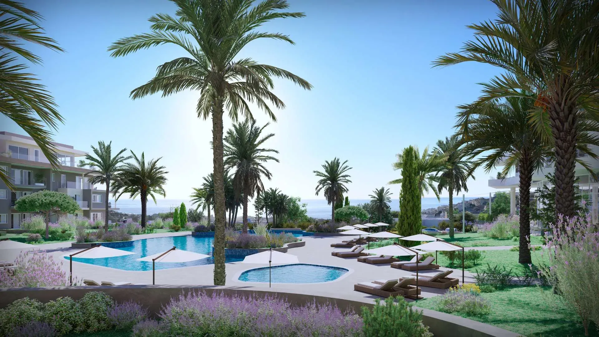 Apartment with 2 bedrooms in Chloraka, Paphos, Cyprus, CYPRUS