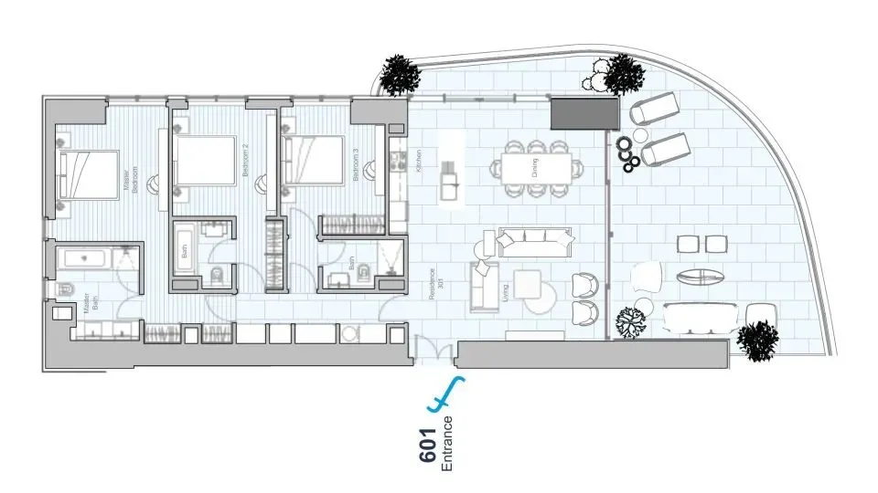 Floor plan layout 1