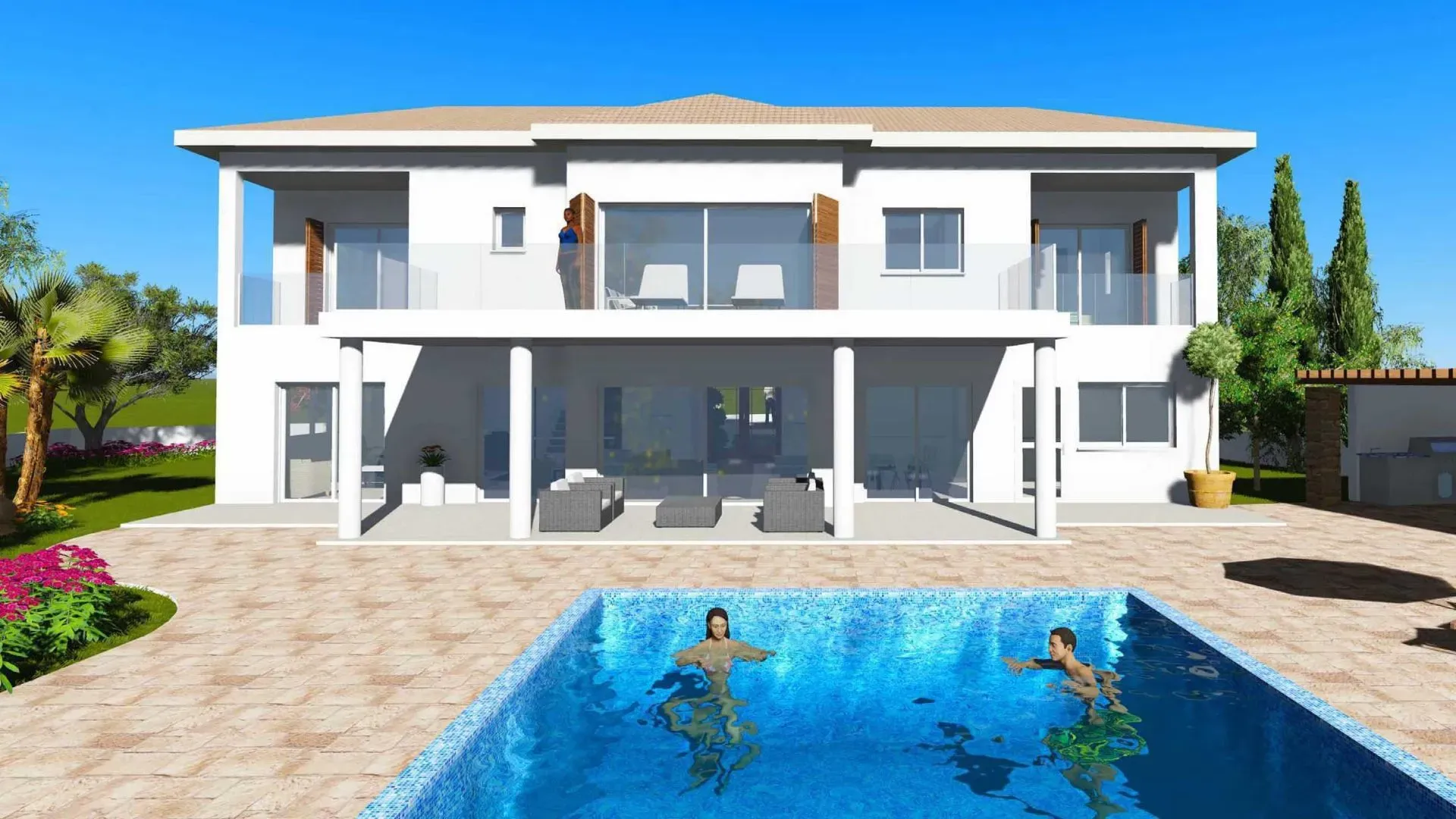 Villa with 4 bedrooms in Paphos, Cyprus, CYPRUS
