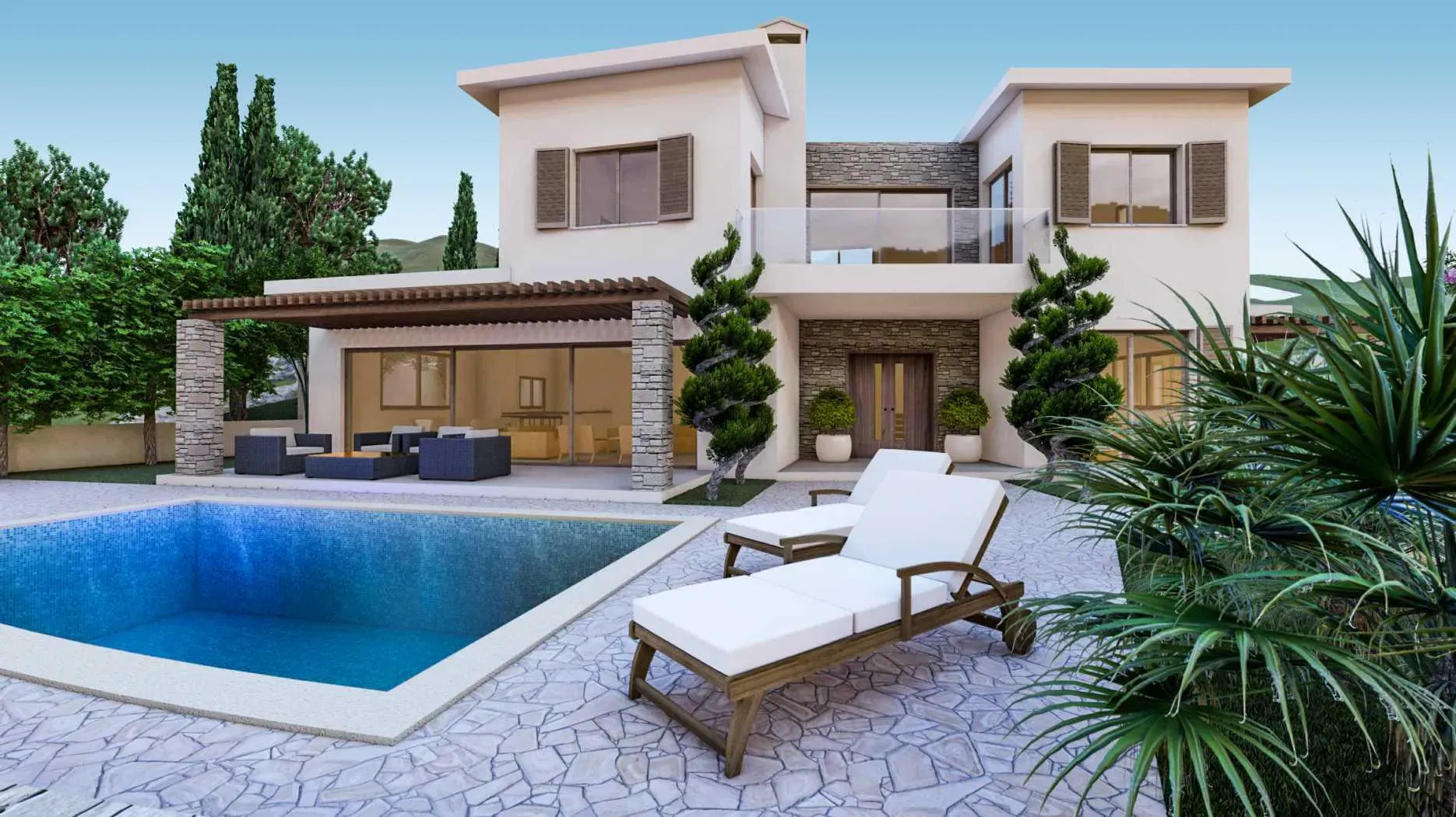 Villa with 4 bedrooms in Paphos, Cyprus, CYPRUS