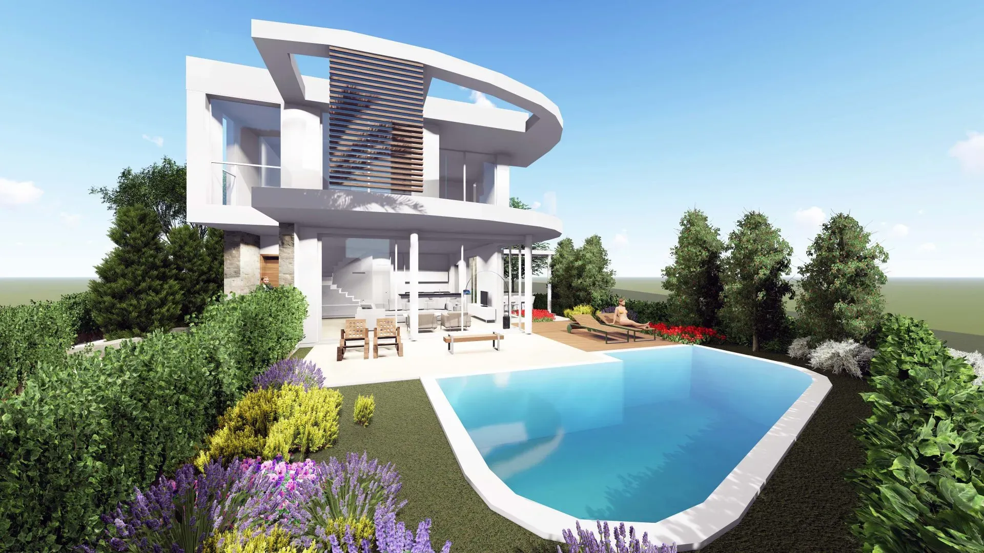 Villa with 4 bedrooms in Chloraka, Paphos, Cyprus, CYPRUS